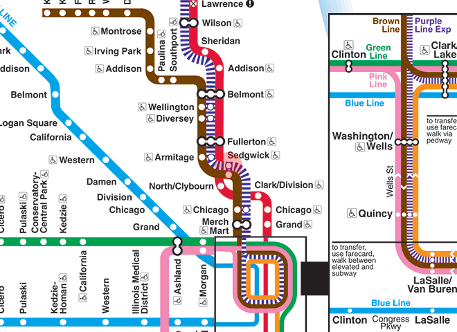 Sedgwick station map