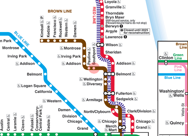 Southport station map