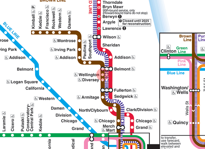 Wellington station map
