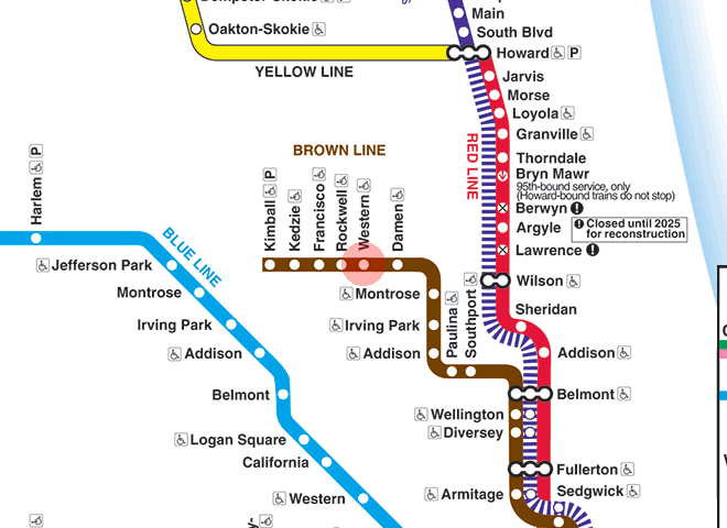 Western station map