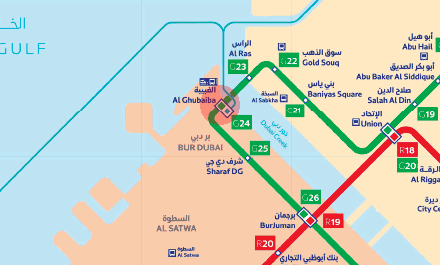 Al Ghubaiba station map