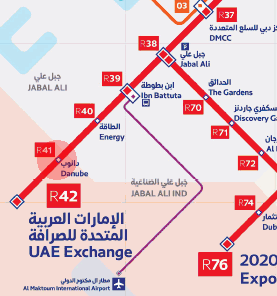 Danube station map