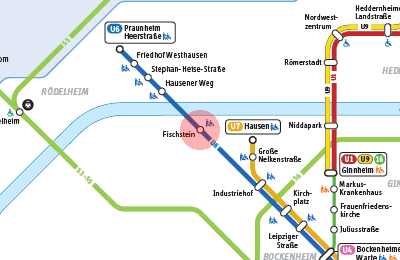 Fischstein station map