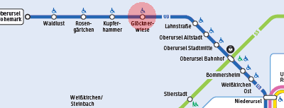 Glocknerwiese station map