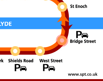 Bridge Street station map