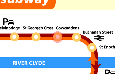 Cowcaddens station map