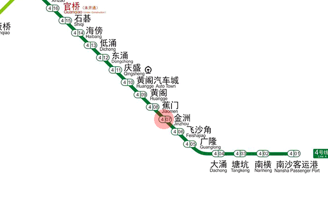 Jinzhou station map