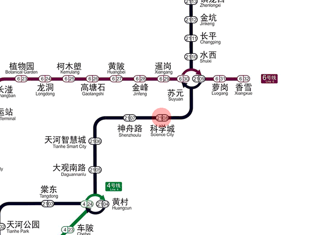 Science City station map