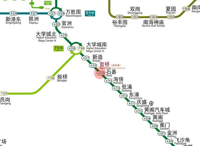 Shiqi station map