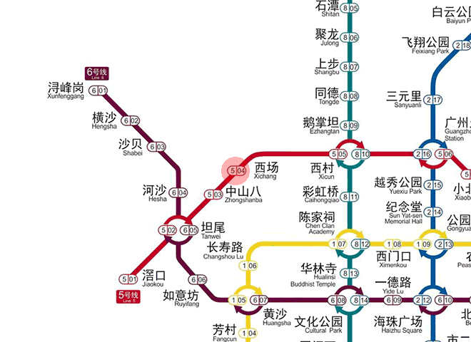 Xichang station map