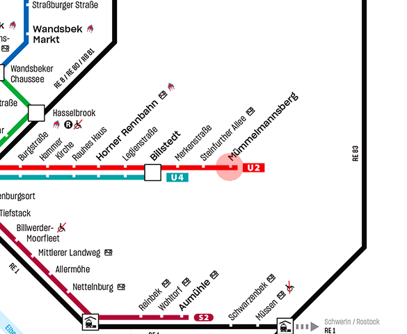 Mummelmannsberg station map