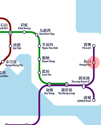 Hang Hau station map