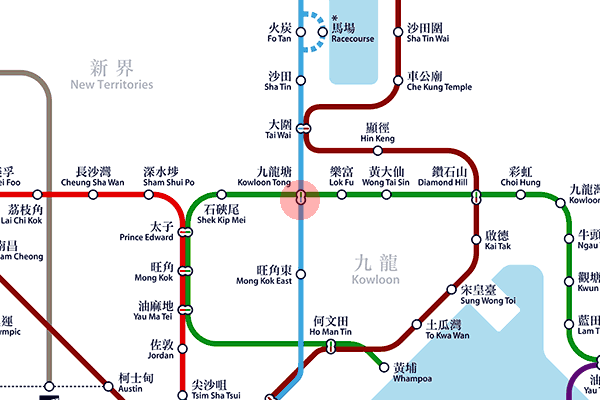 Kowloon Tong station map