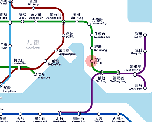 Lam Tin station map