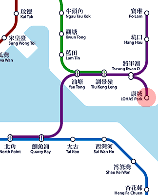 LOHAS Park station map