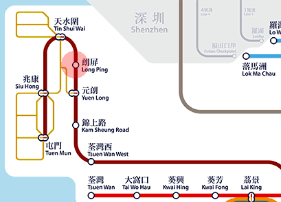 Long Ping station map