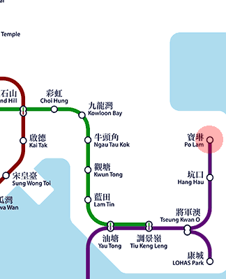 Po Lam station map