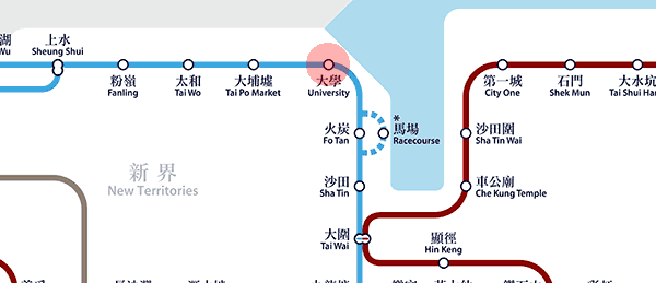 University station map