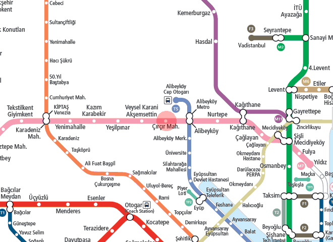 Circir station map