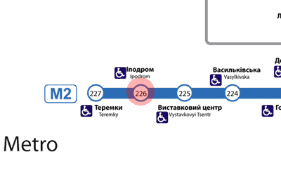 Ipodrom station map