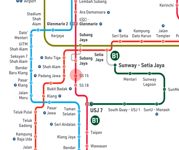 SS15 station map