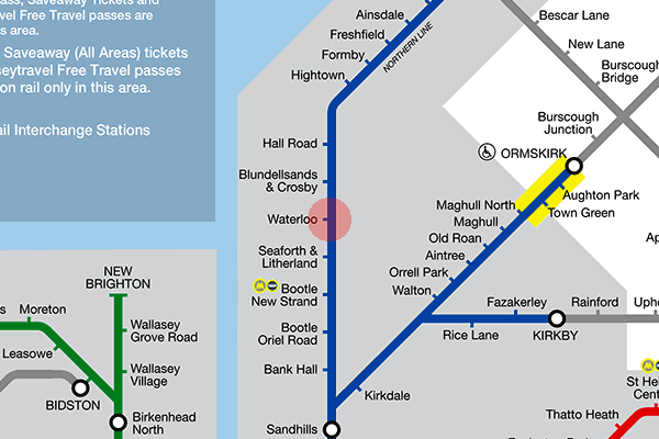 Waterloo station map