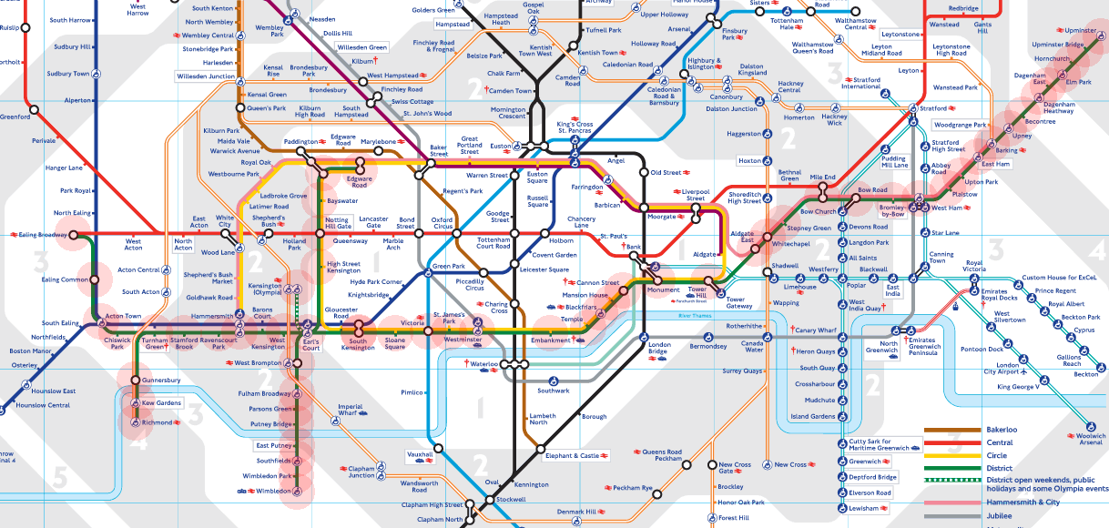 District Line Map London District Line Map - London Underground Tube