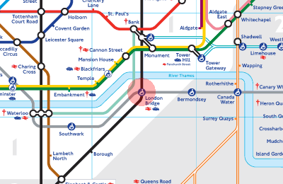 London Bridge station map