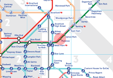 Plaistow station map