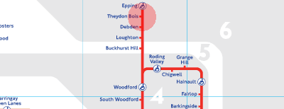 Theydon Bois station map