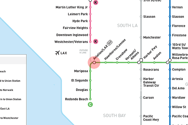 Aviation / LAX station map