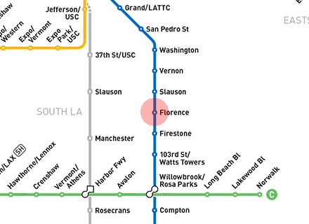 Florence station map