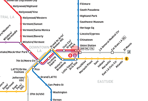 union station platform map
