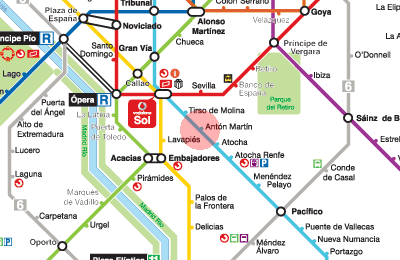 Anton Martin station map