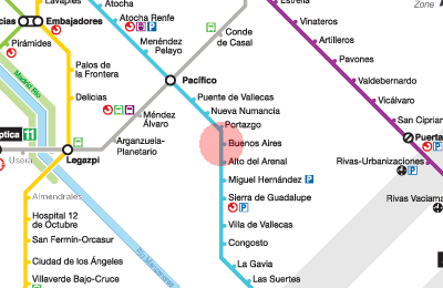 Buenos Aires station map