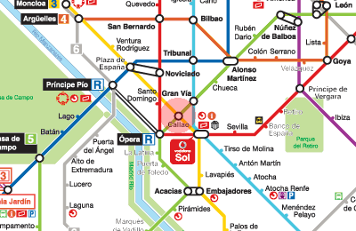 Callao station map