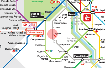 Laguna station map