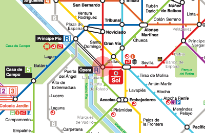 Opera station map