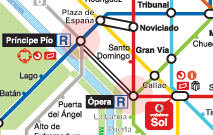Madrid Metro Ramal map