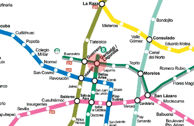 Garibaldi station map