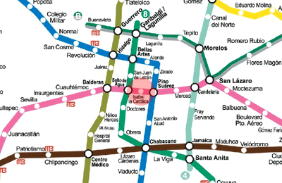 Isabel la Catolica station map