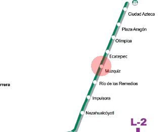 Muzquiz station map