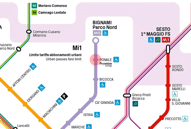 Ponale station map