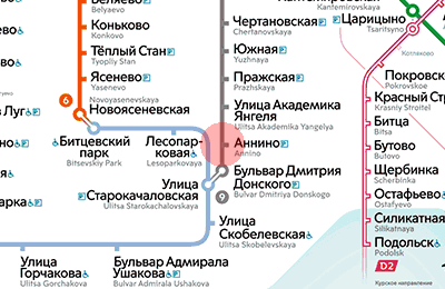 Annino station map