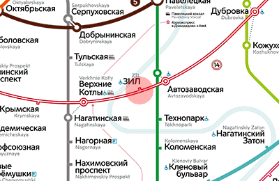 ZIL station map