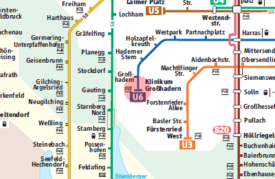 Klinikum Grosshadern station map