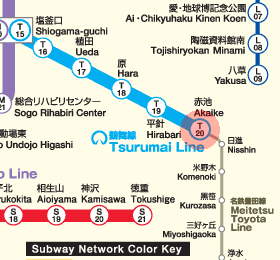 T20 Akaike station map
