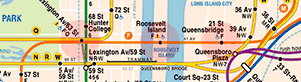 New York subway IND 63rd Street Line map