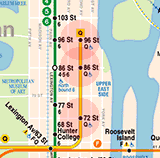 New York subway Second Avenue Subway map