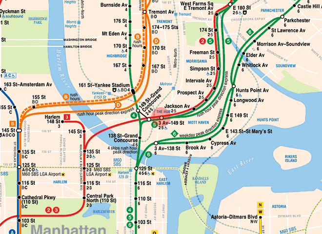Third Avenue-149th Street station map